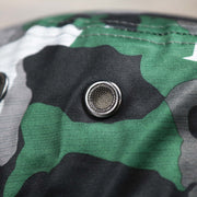 The mesh holes on the