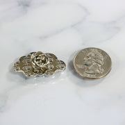 back and size of the Ice Cream Cloud Fitted Cap Pin | Enamel Pin for Side Patch Fitted Hat