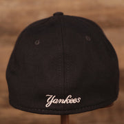 The light blue Yankees patch on the backside of the New York Yankees MLB on field fathers day 39Thirty cap by New Era.