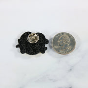 back of the Philly Pretzel Fitted Cap Pin | Enamel Pin For Hat