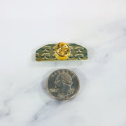 back side of the Broad Street Sign Fitted Cap Pin | Enamel Pin For Hat