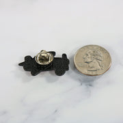 back side of the Philadelphia Hoagie Plane Fitted Cap Pin | Enamel Pin for Side Patch Fitted Hat