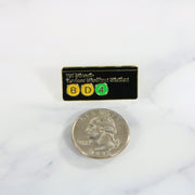size of the 161 Street Stadium Station New York Subway Sign Fitted Cap Pin | Enamel Pin For Hat