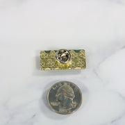 back side of the 161 Street Stadium Station New York Subway Sign Fitted Cap Pin | Enamel Pin For Hat