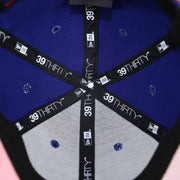 new era 39thirty taping on the Philadelphia Phillies 2019 Mother's Day Blue on Pink 39Thirty Flexfit Cap