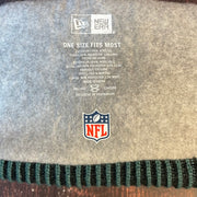 Close up inside of the Philadelphia Eagles On Field Eagles Colorway Striped Pom Pom Beanie