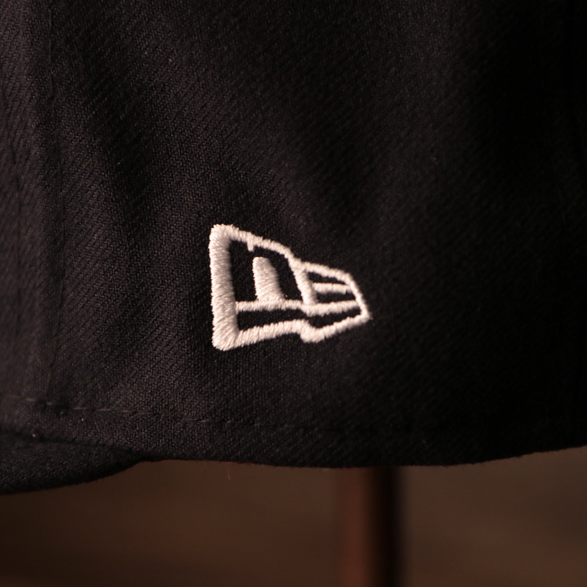 Yankees Black Bottom Fitted Cap | New York Yankees On-Field Black Underbrim Fitted Hat the new era logo on the side is white