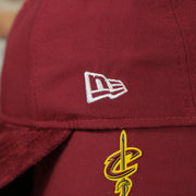 new era logo on the Cleveland Cavaliers Maroon 2017 NBA Draft Dad Hat