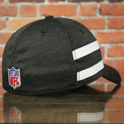 back side of the Indianapolis Colts 2018 Sideline On Field 39THIRTY Black HOME Stretch Fit Cap