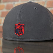 NFL logo on the New England Patriots Sideline Made In USA Low Crown Fitted Cap