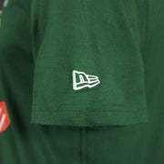 new era logo on the Oakland Athletics "City Cluster" 59Fifty Fitted Matching Green T-Shirt