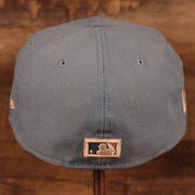 Back of the Philadelphia Phillies 1996 All Star Game Icy Blue Pink Bottom Side Patch 59Fifty Fitted Cap