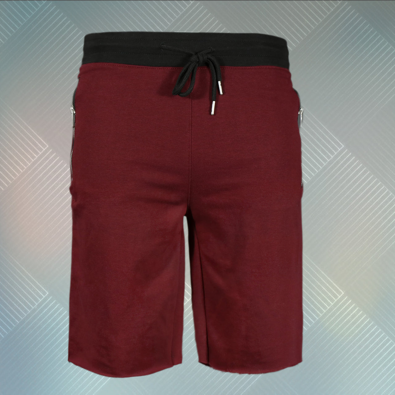 Wine Maroon Tracksuit Inspired Jogger Sweat Shorts