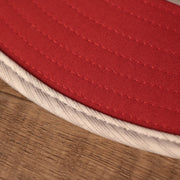 A closeup shot underbrim of the gray 2021 nfl on field arizona cardinals training camp by New Era.