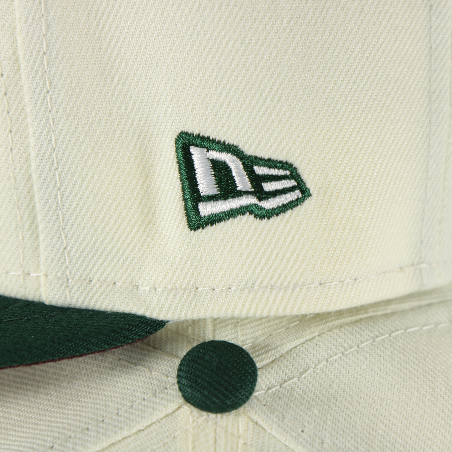 New Era flag on the wearer's left of the Chicago White Sox Cooperstown 75 Years Side Patch Maroon UV 59Fifty Fitted Cap | Vintage Christmas Movie Pack