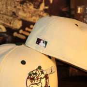 Cooperstown Batterman logo on the back of the Chicago White Sox Cooperstown 75 Years Side Patch Maroon UV 59Fifty Fitted Cap | Vintage Christmas Movie Pack