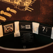 Labels on the interior of the Philadelphia Phillies Cooperstown 1952 All Star Game Side Patch Maroon UV 59Fifty Fitted Cap | Vintage Christmas Movie Pack