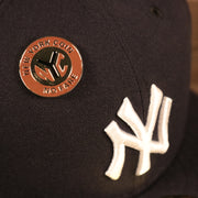 The New York Metro Fare Token Fitted Cap Pin | Enamel Pin For Hat on the New York Metro Fare Token Fitted Cap Pin | Enamel Pin For Hat