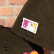 cooperstown batterman logo on the Cooperstown Boston Red Sox Coffee Shop 1946 All Star Game Fenway Park Side Patch 59Fifty Fitted Cap | Donut Pack Walnut 59Fifty