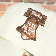 1952 all star game patch on the Philadelphia Phillies Cooperstown 1952 All Star Game Side Patch Walnut UV 59Fifty Fitted Cap | "Milk With Coffee" Hoagie Pack