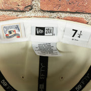 new era label on the Philadelphia Phillies Cooperstown 1952 All Star Game Side Patch Walnut UV 59Fifty Fitted Cap | "Milk With Coffee" Hoagie Pack