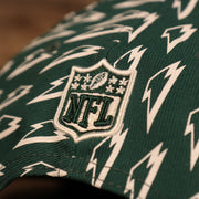 nfl logo on the New York Jets x Gatorade Green 9Fifty White Bottom Snapback