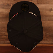 Top down view of the New York Yankees "Patch Pride" All Over Gray Bottom Side Patch 59Fifty Fitted Cap