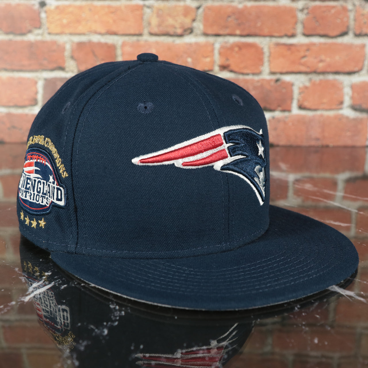 New England Patriots Tribute Turn Grey Bottom | Navy 59Fifty Fitted Cap