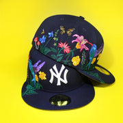 Chicago White Sox Gray Bottom Bloom Spring Embroidery 59Fifty Fitted Cap | Black 59Fifty Cap