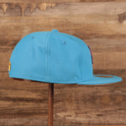 Wearer's right of Tune Squad Shield Lebron 18 Space Jam Matching 59Fifty Fitted Cap | Blue