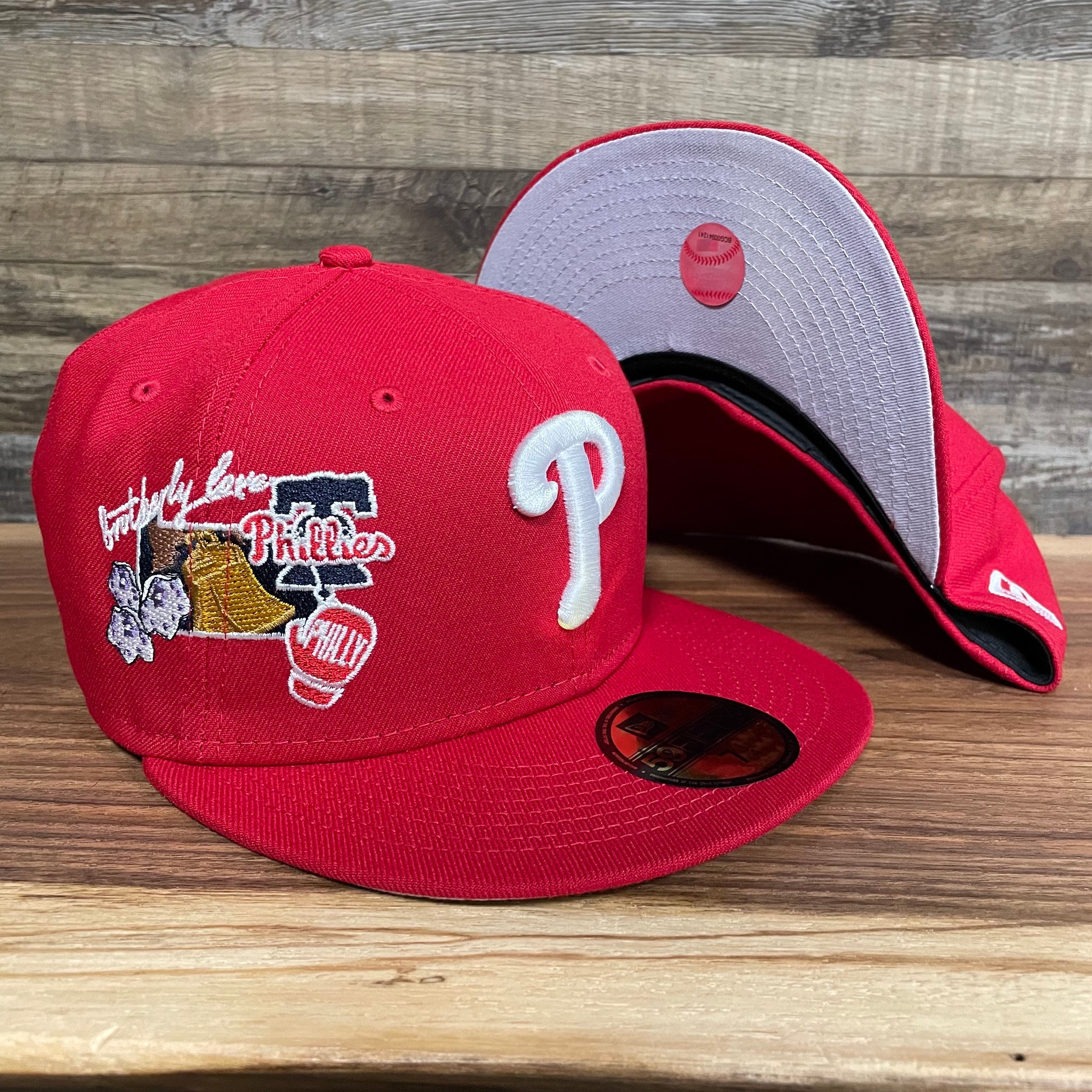 Philadelphia Phillies New Era City Cluster 59FIFTY Fitted Hat - Red