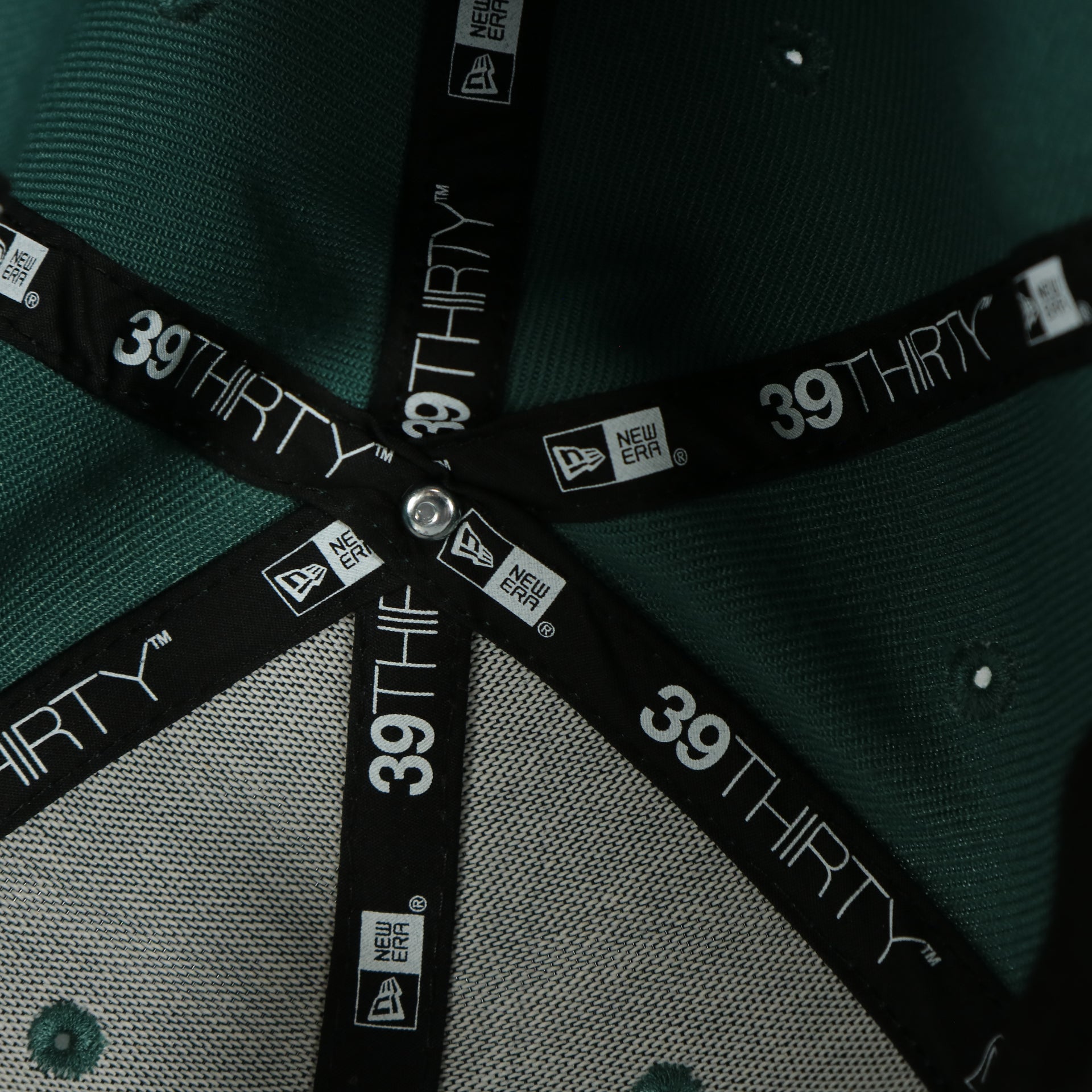 new era taping on the Philadelphia Eagles 2019 NFL Draft Team Color Midnight Green 39Thirty Flexfit Cap