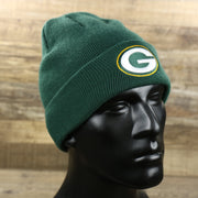 Green Bay Packers Winter Knit Raised Cuff NFL Beanie | Green Winter Beanie