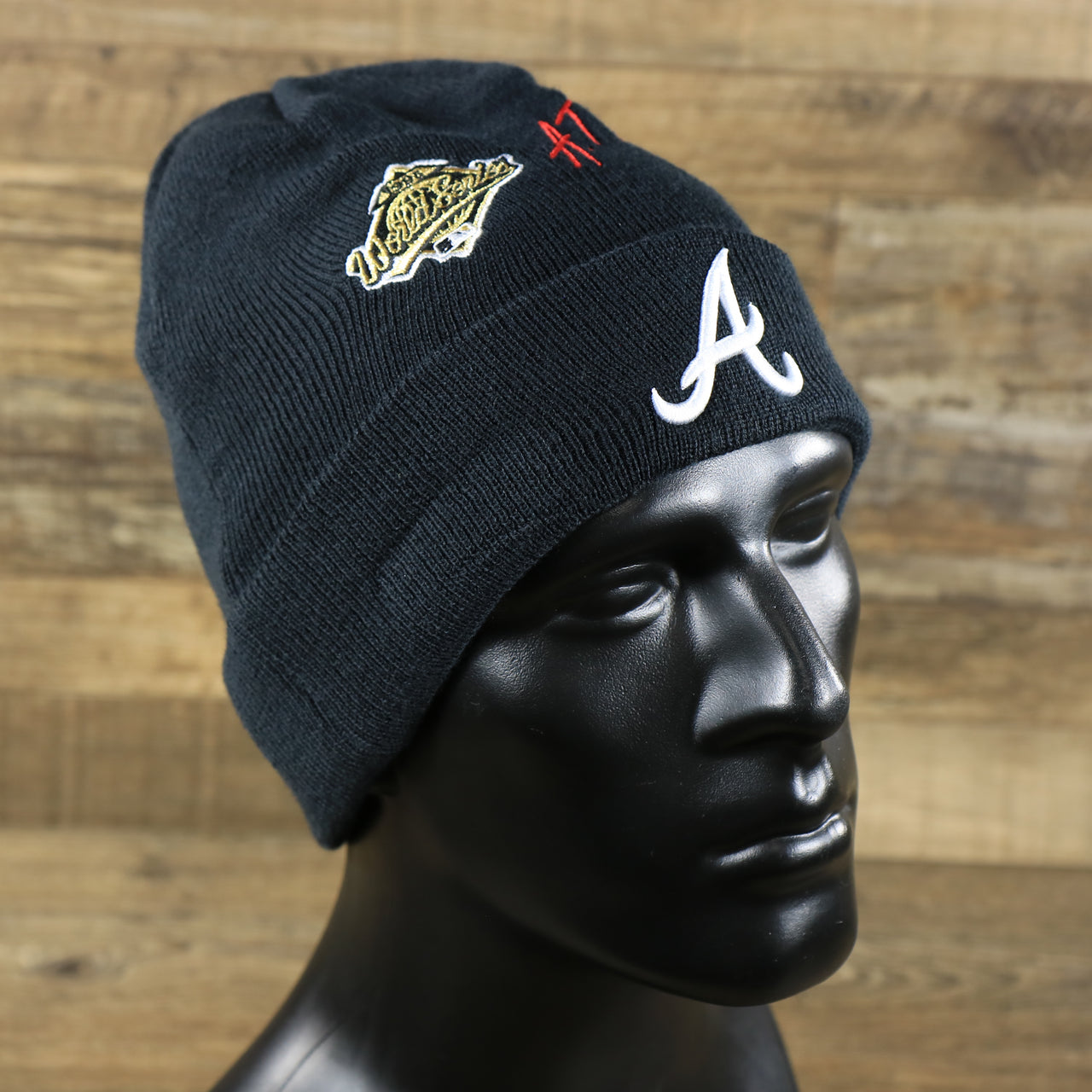 Atlanta Braves "City Transit" 59Fifty Fitted Matching All Over Side Patch Beanie | Black