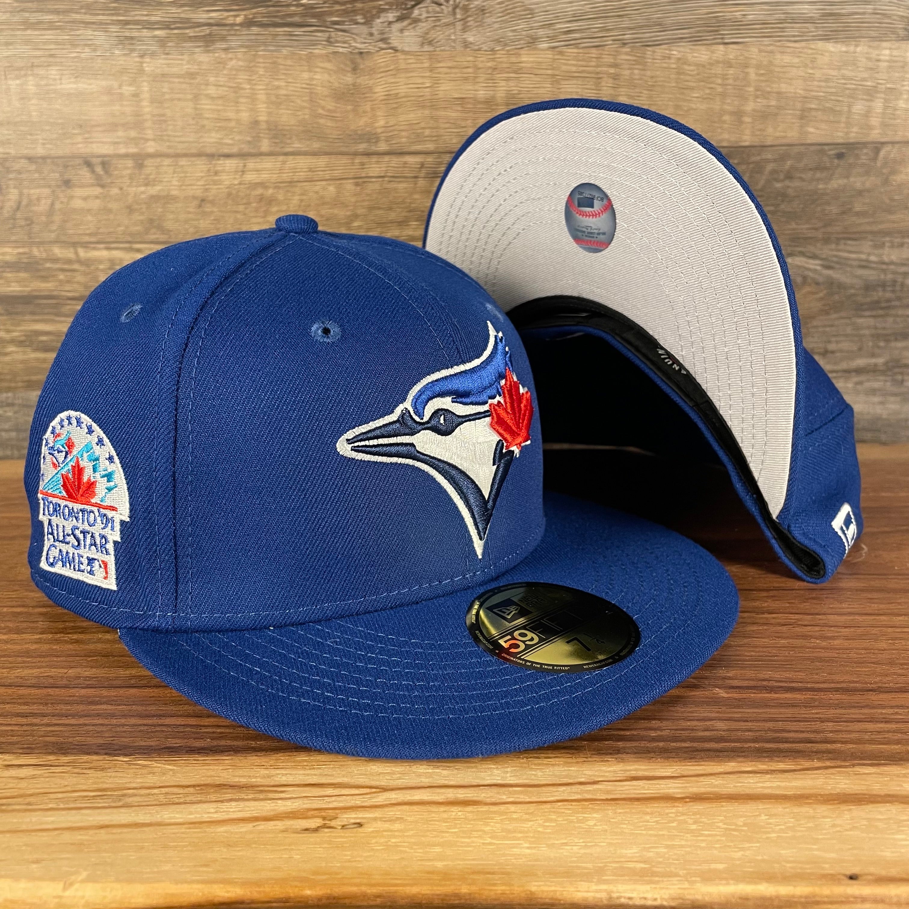 Toronto Blue Jays New Era 1991 MLB All-Star Game Cooperstown Collection  Undervisor 59FIFTY Fitted Hat - Pink/Sky Blue