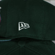 new era logo on the Oakland Athletics Groovy World Series Champions Patch 59Fifty Fitted Cap | New Era Groovy Side Patch 5950