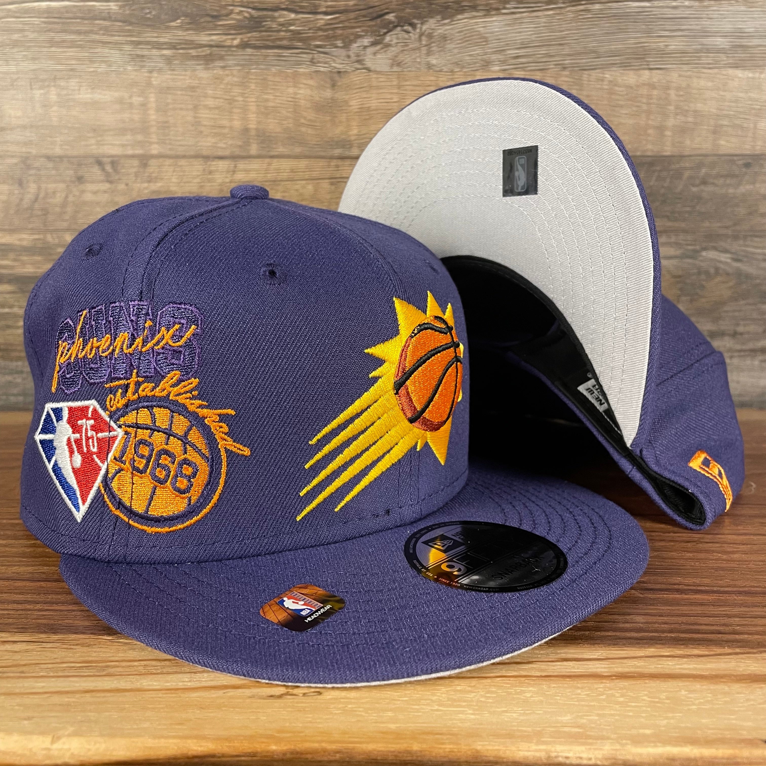 Arizona Diamondbacks New Era Purple/Gray Bottom And 2001 World Series Patch  On Side 9FIFTY Adjustable Snapback Hat