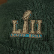 super 52 logo on the Philadelphia Eagles "City Transit" 59Fifty Fitted Matching All Over Side Patch Beanie