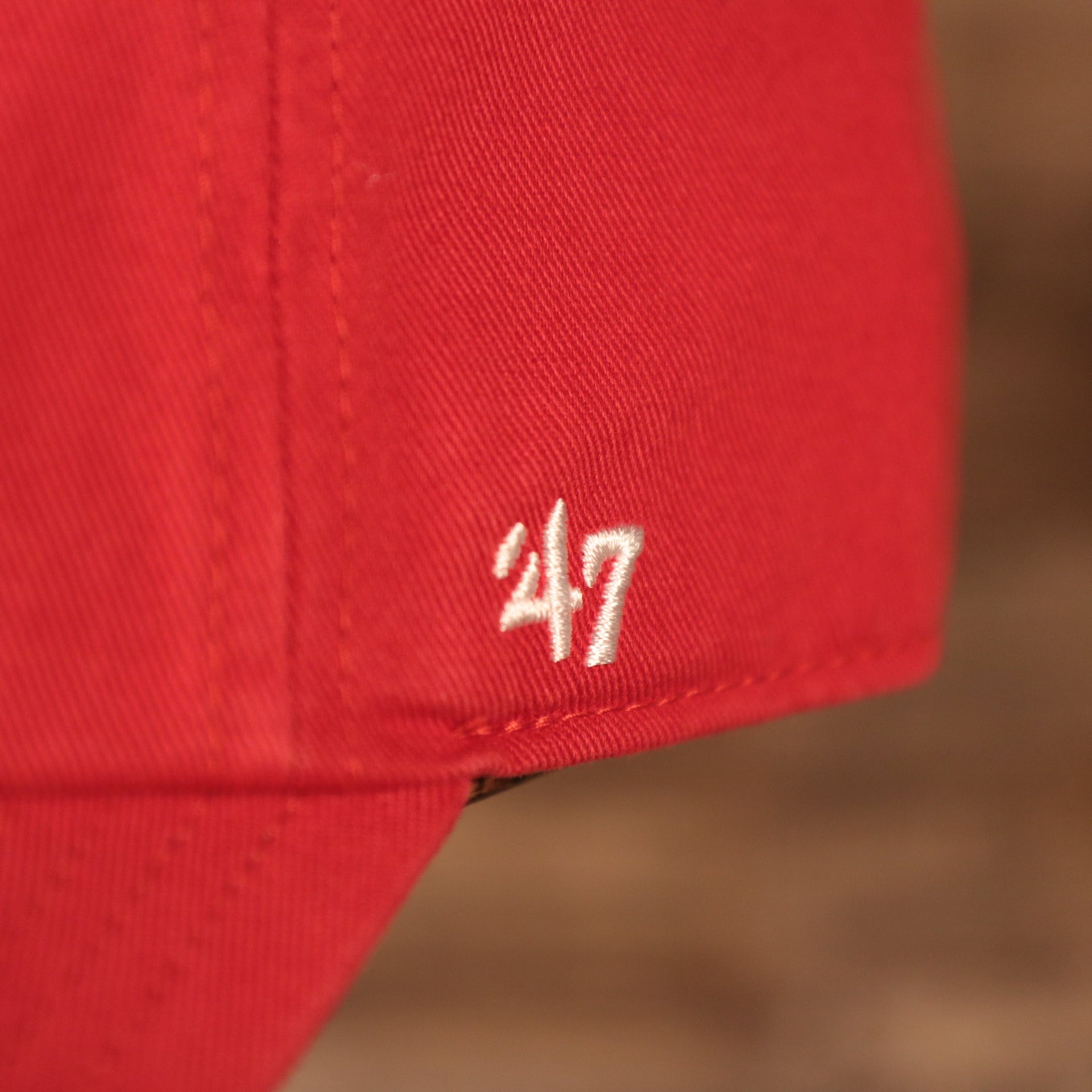 47 brand logo Los Angeles Clippers Red Adjustable Dad Hat