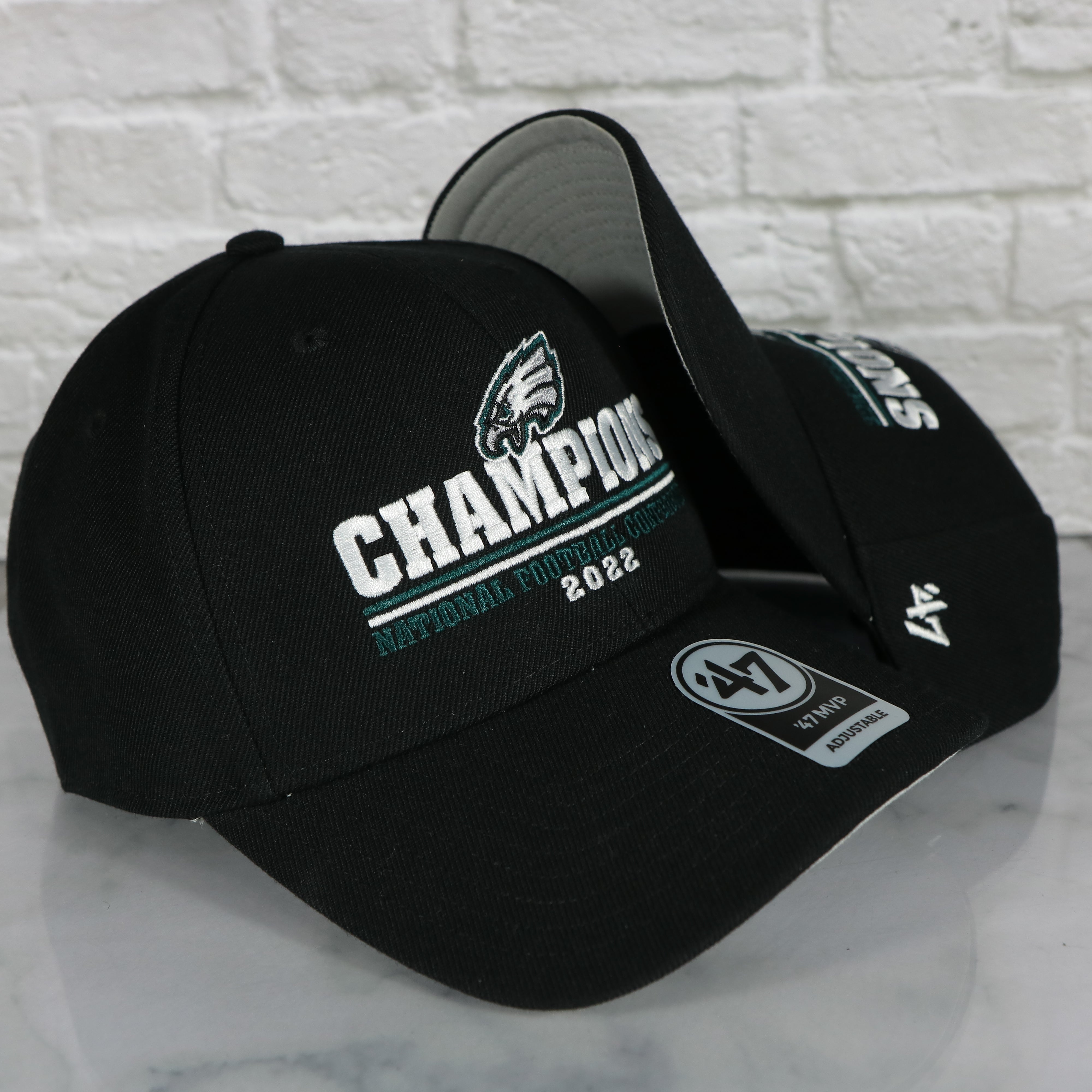 Philadelphia Eagles New Era 2022 Conference Champions 9FORTY Cap