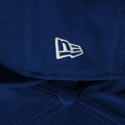 new era logo on the Puerto Rico 2023 World Baseball Classic Grey Bottom Blue 59Fifty Fitted Cap