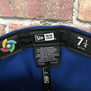 new era label on the Puerto Rico 2023 World Baseball Classic Grey Bottom Blue 59Fifty Fitted Cap