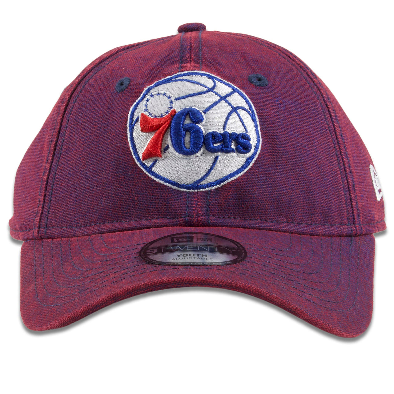 Philadelphia 76ers Purple Rugged Hue Adjustable 9Twenty Youth Sized Dad Hat