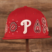 Philadelphia Phillies Paisley Elements Bandana Retro Green Bottom 59Fifty Fitted Cap