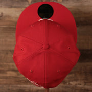 Top down of Philadelphia Phillies All Over World Series Side Patch 2x Champ Gray Bottom 59Fifty Fitted Cap