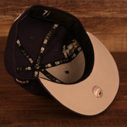 Gray bottom of the Arizona Diamondbacks "City Cluster" Side Patch Gray Bottom Purple 59Fifty Fitted Cap