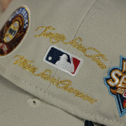 27 time world champion script on the New York Yankees World Class 27-Time World Series Champions Two Tone Grey Bottom | Sand/Navy 59Fifty Fitted Cap