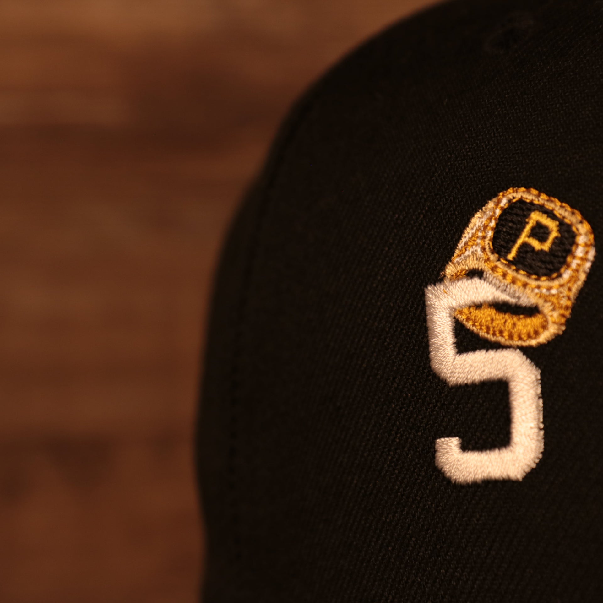 number 5 Pittsburgh Pirates Cooperstown "Championship Rings" All Over Side Patch Gray Bottom 59FIFTY Fitted Cap