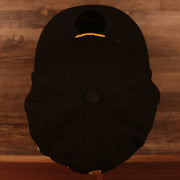 top view of the Pittsburgh Pirates Cooperstown "Championship Rings" All Over Side Patch Gray Bottom 59FIFTY Fitted Cap
