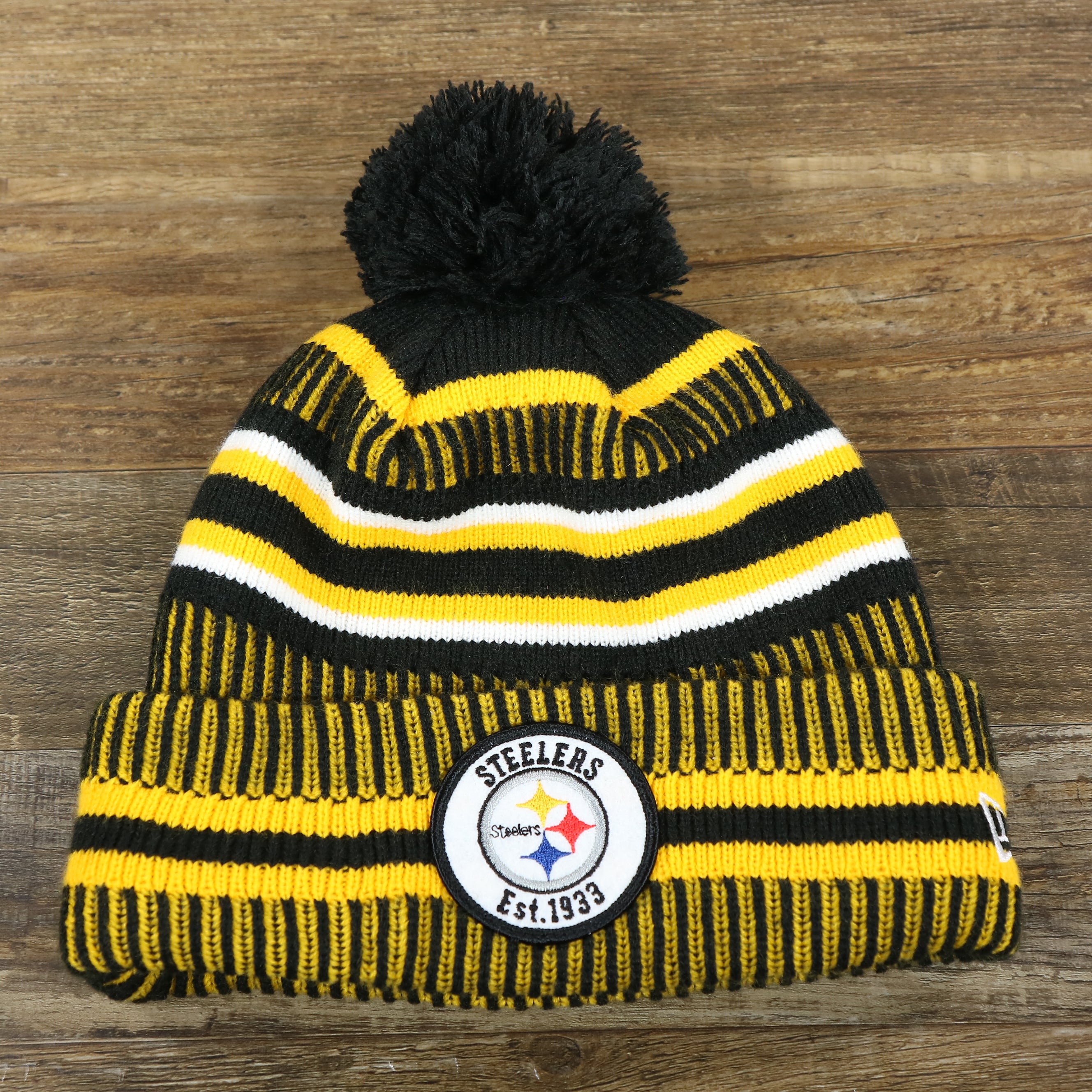 The Steelers Beanie Yarn Pom Pom, Pittsburgh Steelers